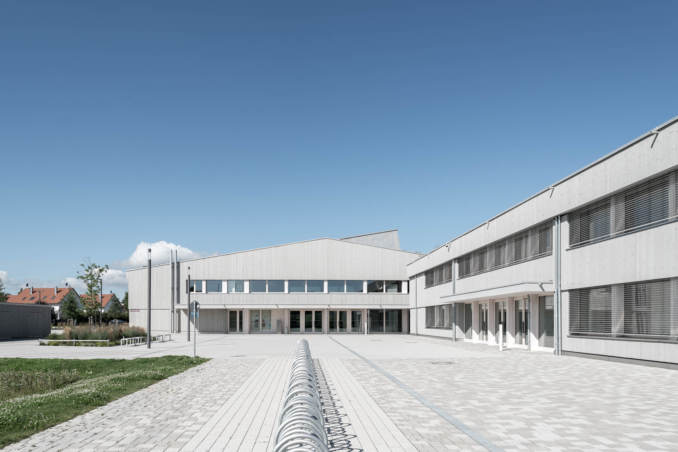 Architekturfotografie Schmuttertal Gymnasium Diedorf | Gerd Schaller | BAUWERK PERSPEKTIVEN