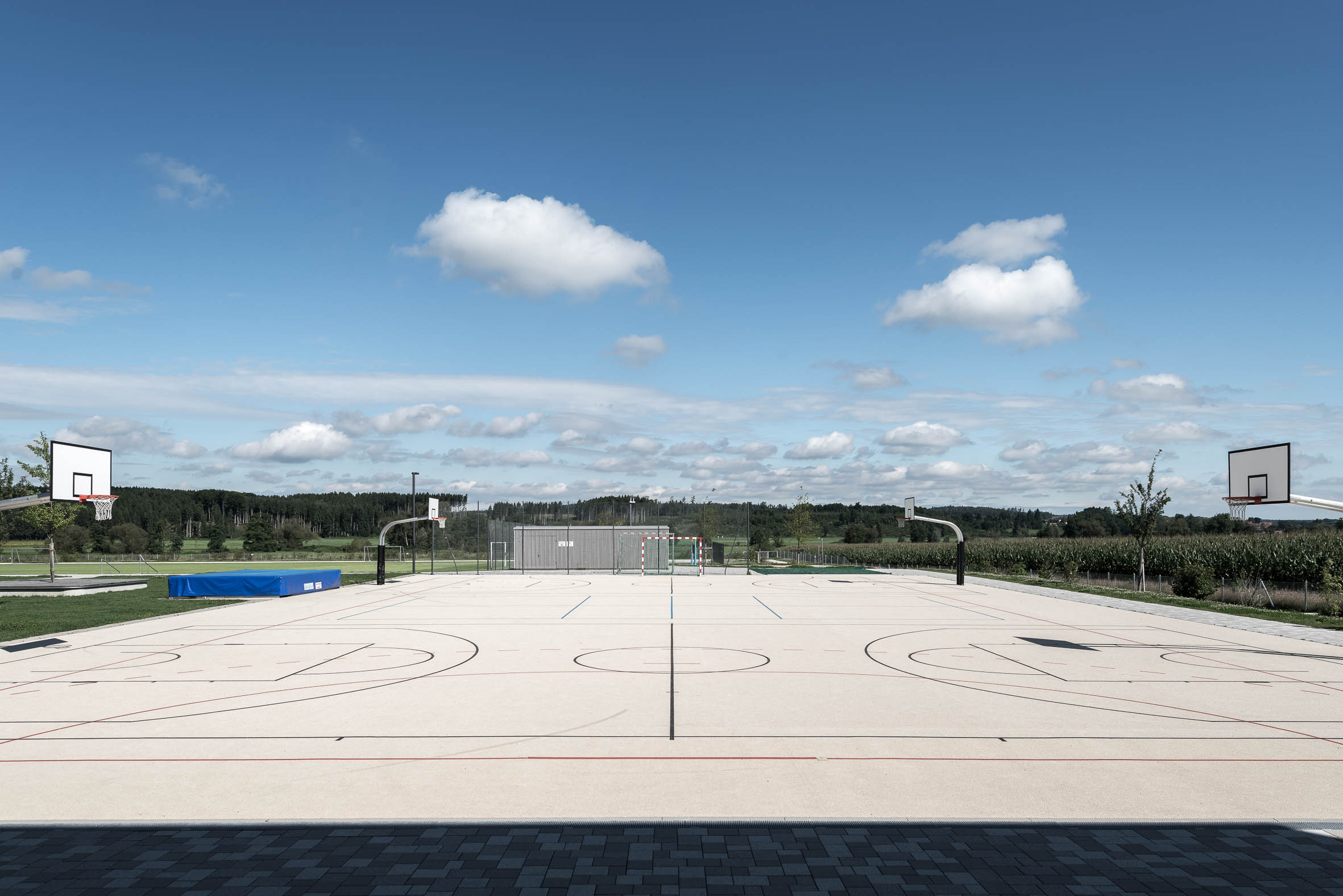 Architekturfotografie Schmuttertal Gymnasium Diedorf | Gerd Schaller | BAUWERK PERSPEKTIVEN