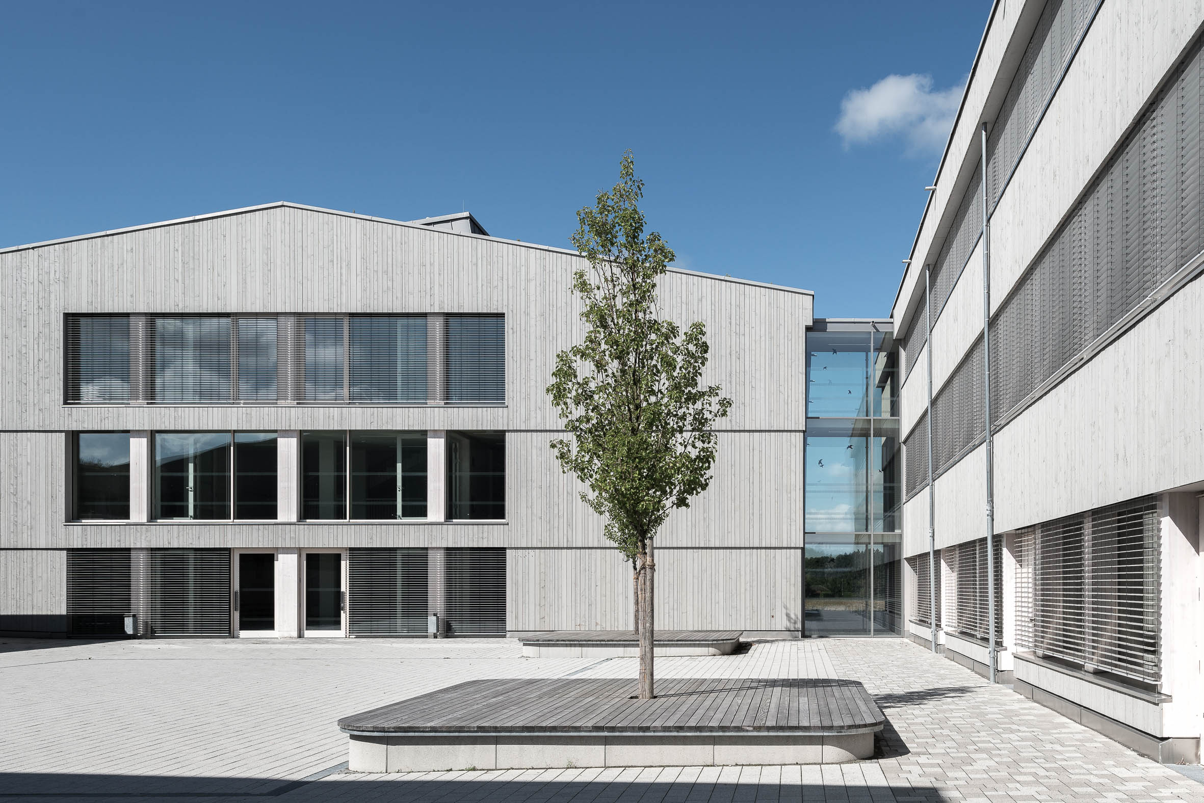 Architekturfotografie Schmuttertal Gymnasium Diedorf | Gerd Schaller | BAUWERK PERSPEKTIVEN