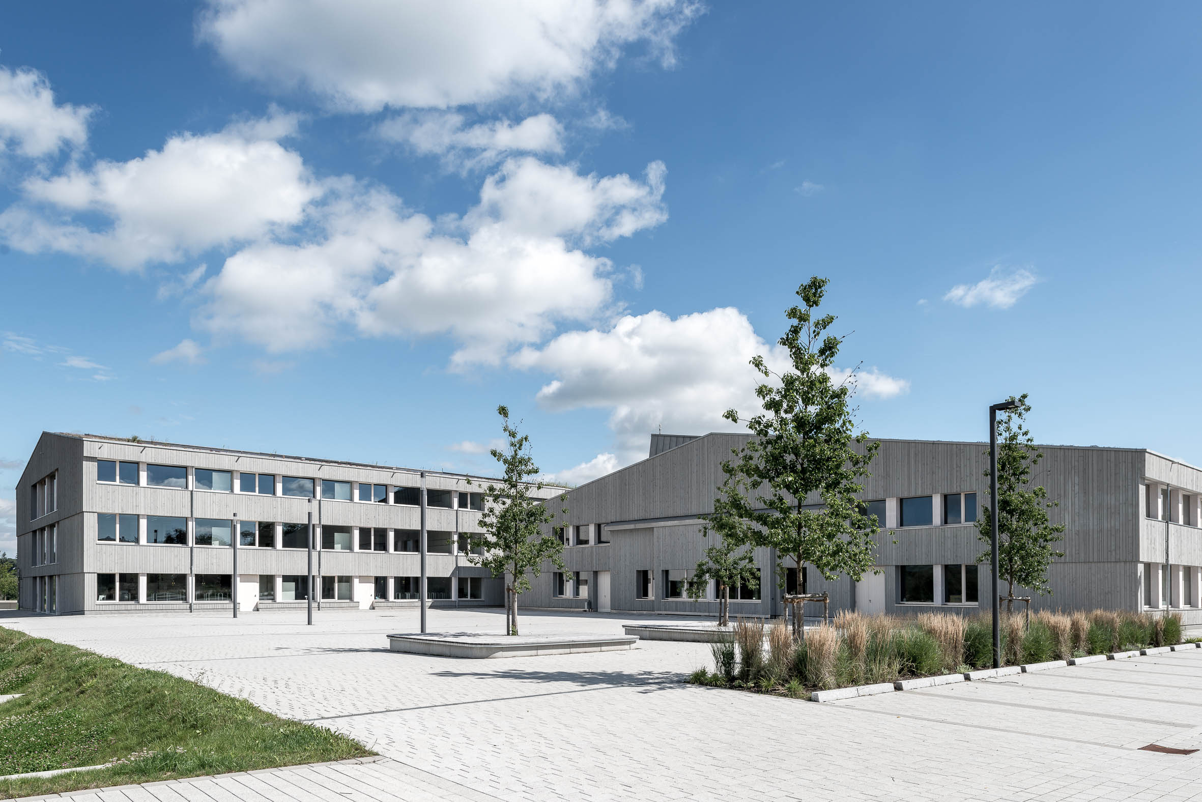 Architekturfotografie Schmuttertal Gymnasium Diedorf | Gerd Schaller | BAUWERK PERSPEKTIVEN