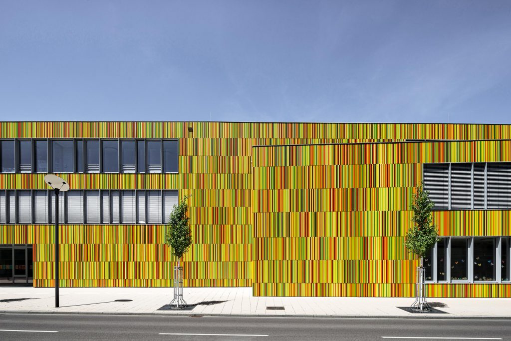 Architekturfotografie Mark Twain Grundschule Neu-Ulm | Gerd Schaller | BAUWERK PERSPEKTIVEN