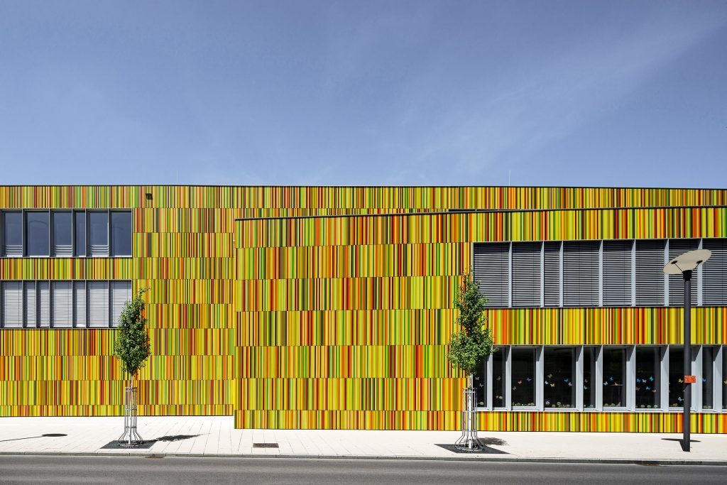 Architekturfotografie Mark Twain Grundschule Neu-Ulm | Gerd Schaller | BAUWERK PERSPEKTIVEN