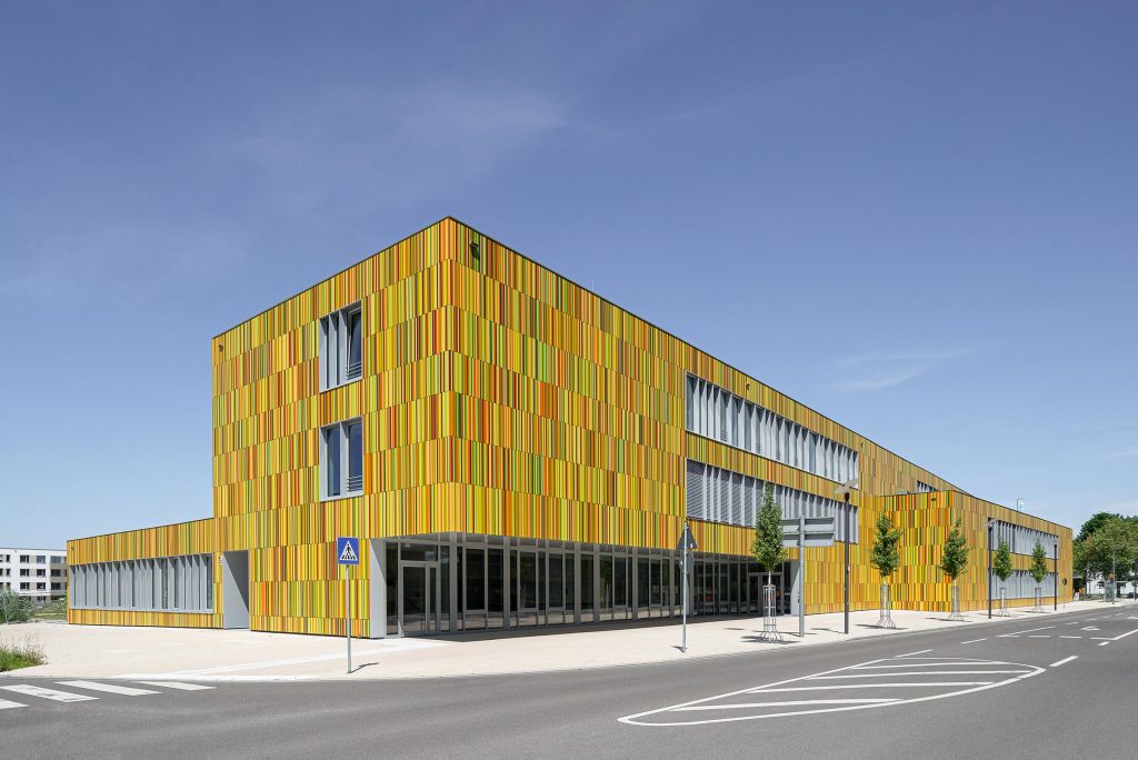 Architekturfotografie Mark Twain Grundschule Neu-Ulm | Gerd Schaller | BAUWERK PERSPEKTIVEN