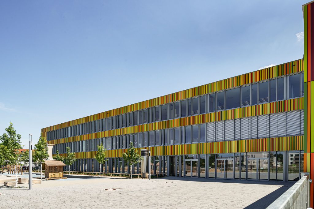 Architekturfotografie Mark Twain Grundschule Neu-Ulm | Gerd Schaller | BAUWERK PERSPEKTIVEN