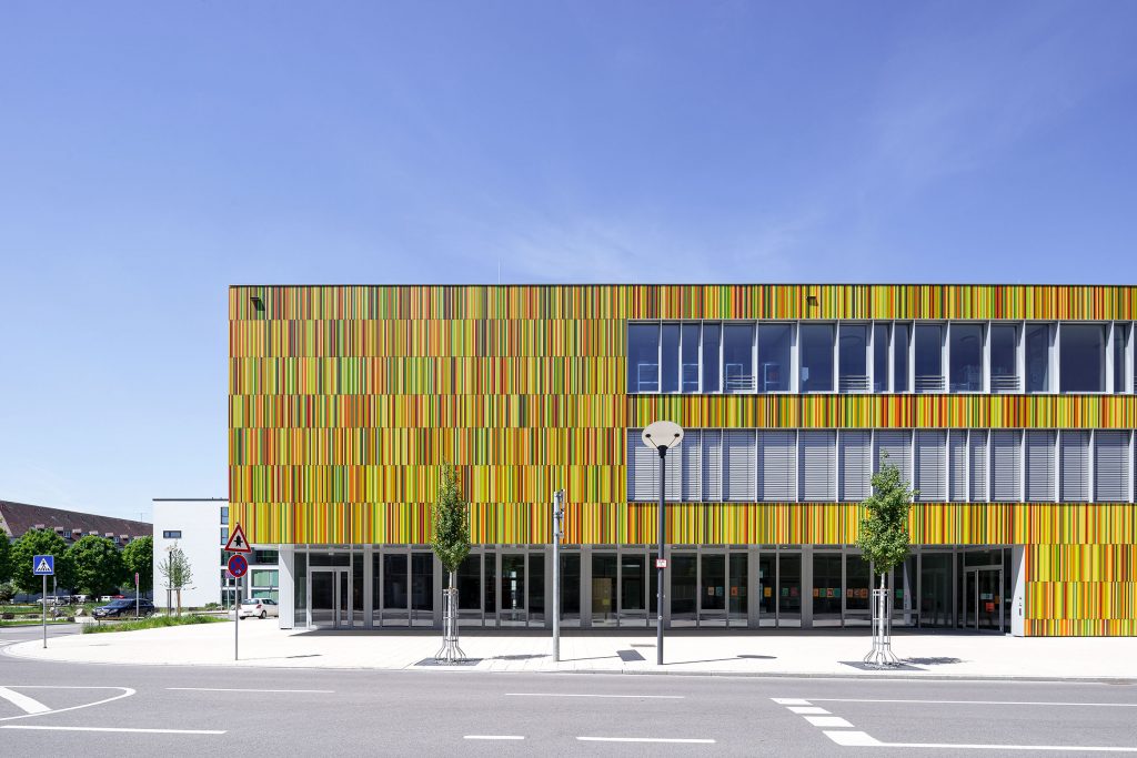 Architekturfotografie Mark Twain Grundschule Neu-Ulm | Gerd Schaller | BAUWERK PERSPEKTIVEN