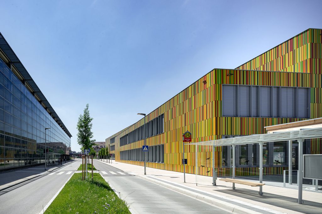Architekturfotografie Mark Twain Grundschule Neu-Ulm | Gerd Schaller | BAUWERK PERSPEKTIVEN