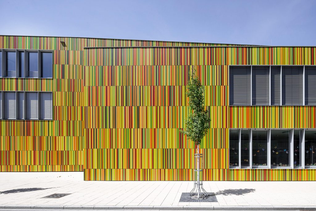 Architekturfotografie Mark Twain Grundschule Neu-Ulm | Gerd Schaller | BAUWERK PERSPEKTIVEN
