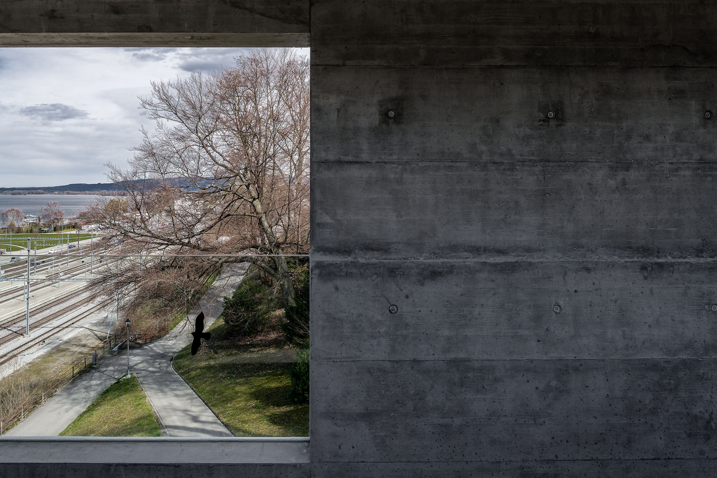 Architekturfotografie Panoramalift Treppenturm Rorschach | Gerd Schaller | BAUWERK PERSPEKTIVEN