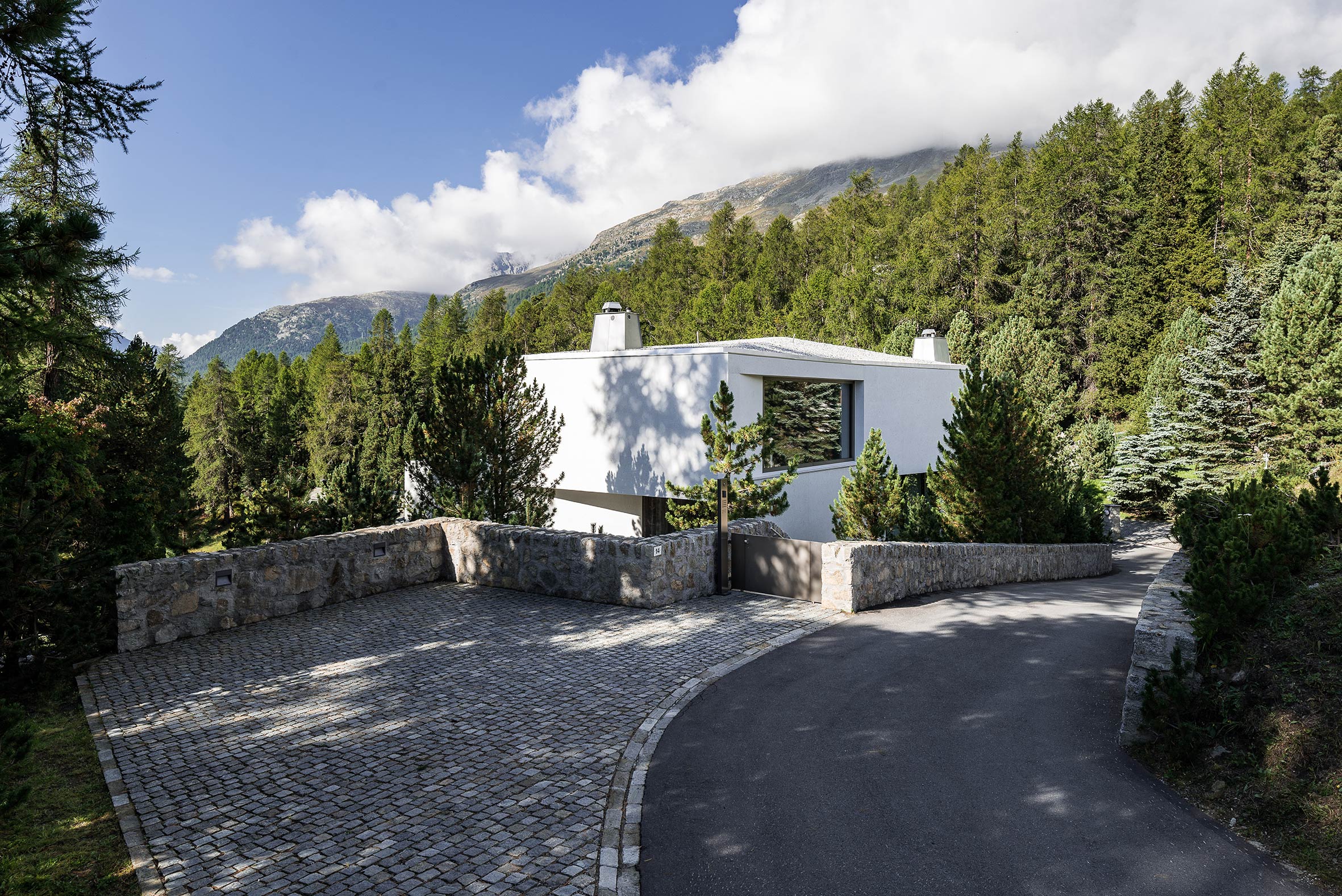Architekturfotografie Haus C Sankt Moritz | Gerd Schaller | BAUWERK PERSPEKTIVEN