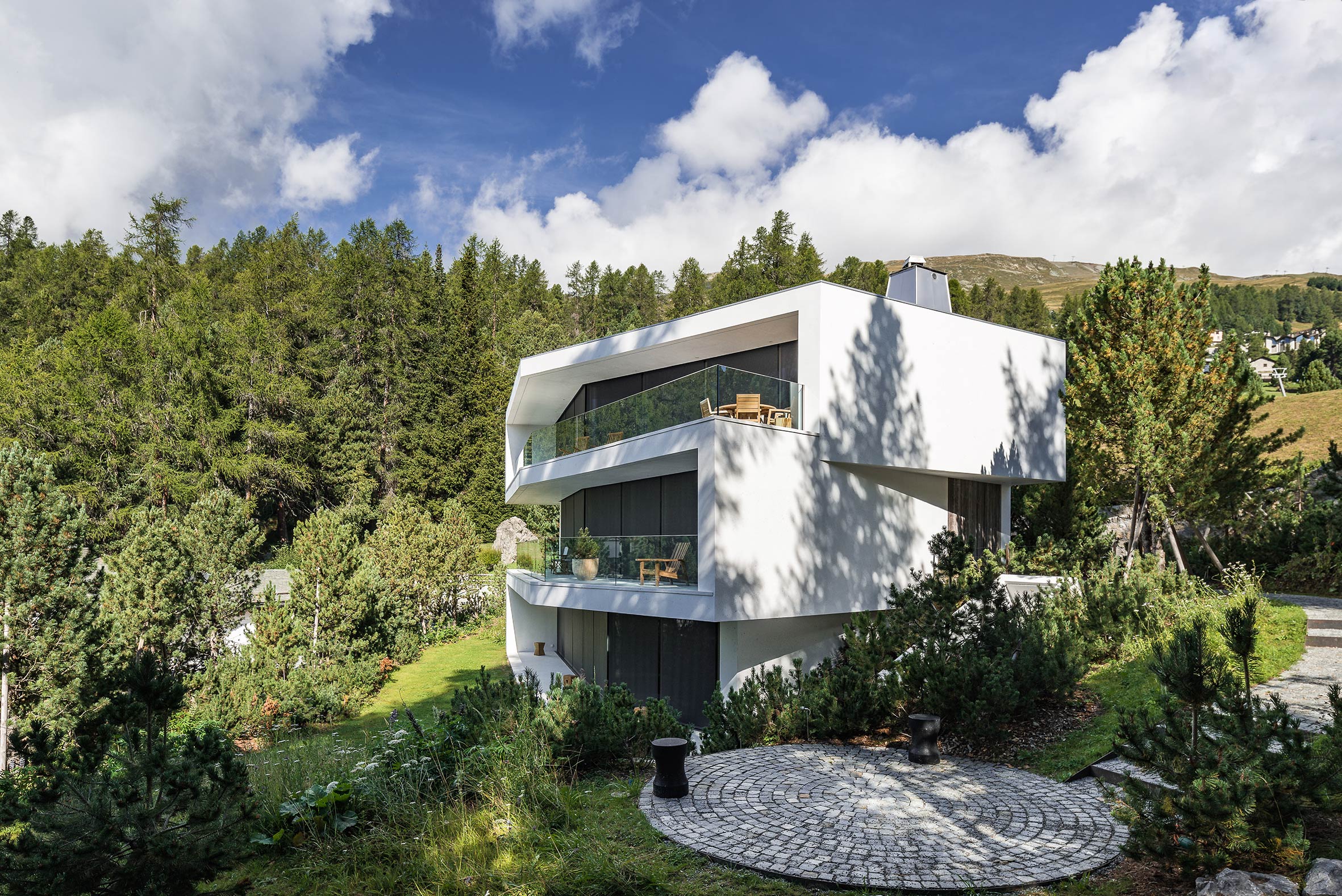 Architekturfotografie Haus C Sankt Moritz | Gerd Schaller | BAUWERK PERSPEKTIVEN