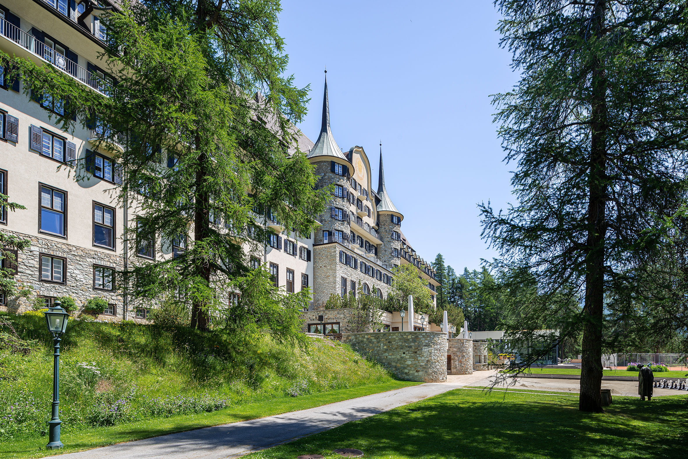 Architekturfotografie Suvretta House St. Moritz | Gerd Schaller | BAUWERK PERSPEKTIVEN