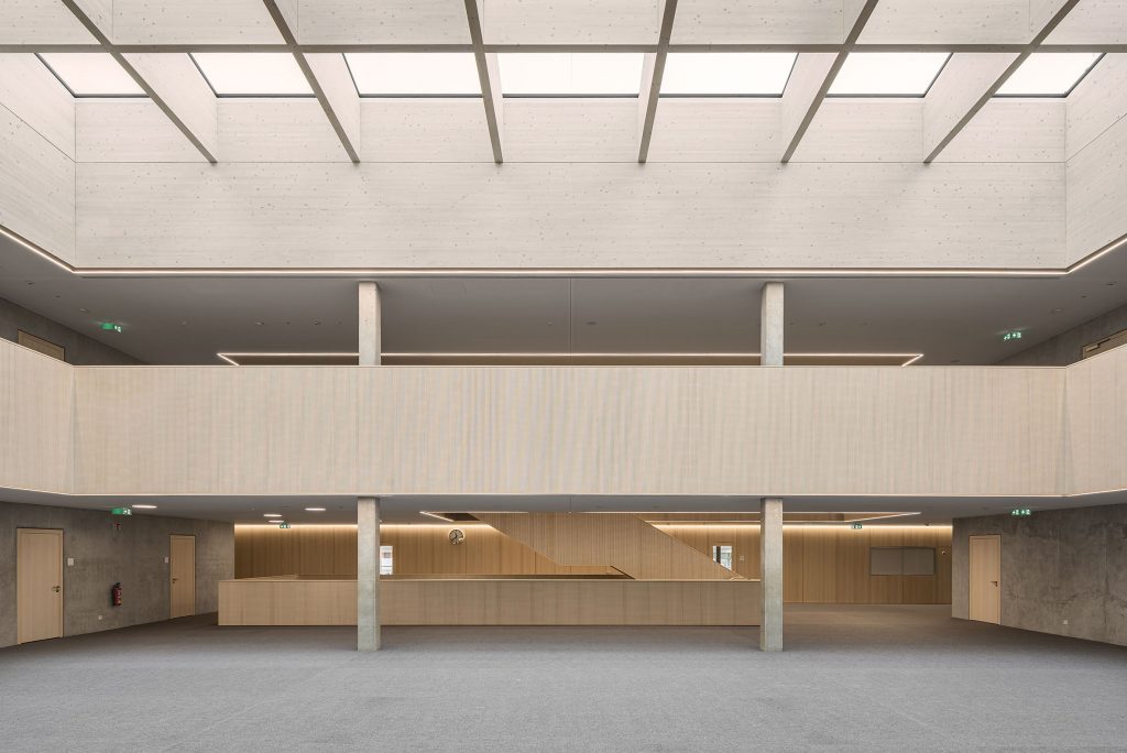 Architekturfotografie Schulzentrum Odelzhausen | Gerd Schaller | BAUWERK PERSPEKTIVEN