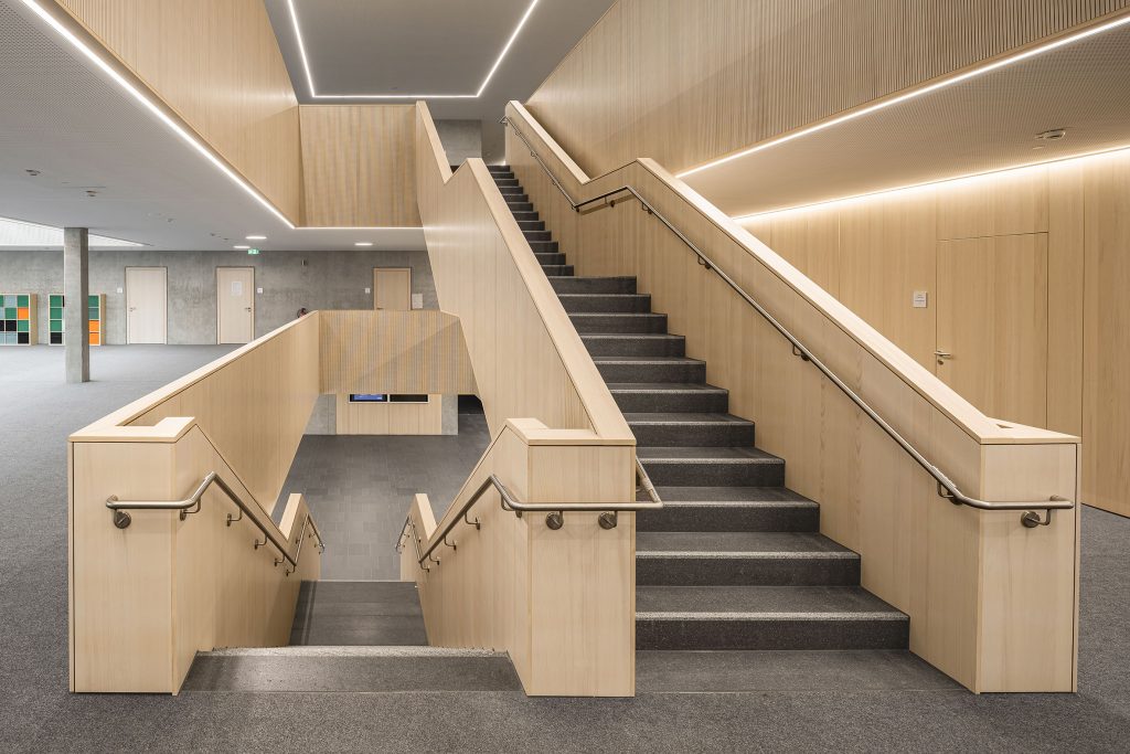 Architekturfotografie Schulzentrum Odelzhausen | Gerd Schaller | BAUWERK PERSPEKTIVEN