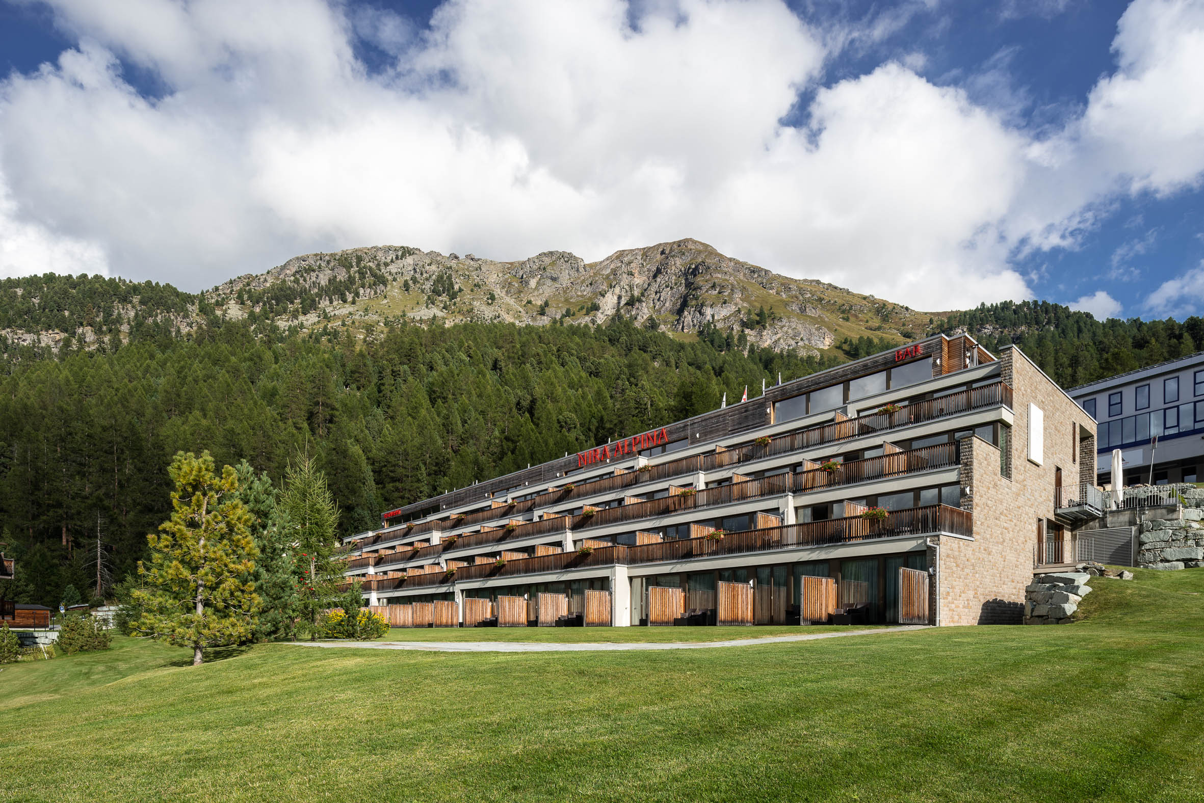 Architekturfotografie Hotel Nira Alpina Silvaplana | Gerd Schaller | BAUWERK PERSPEKTIVEN