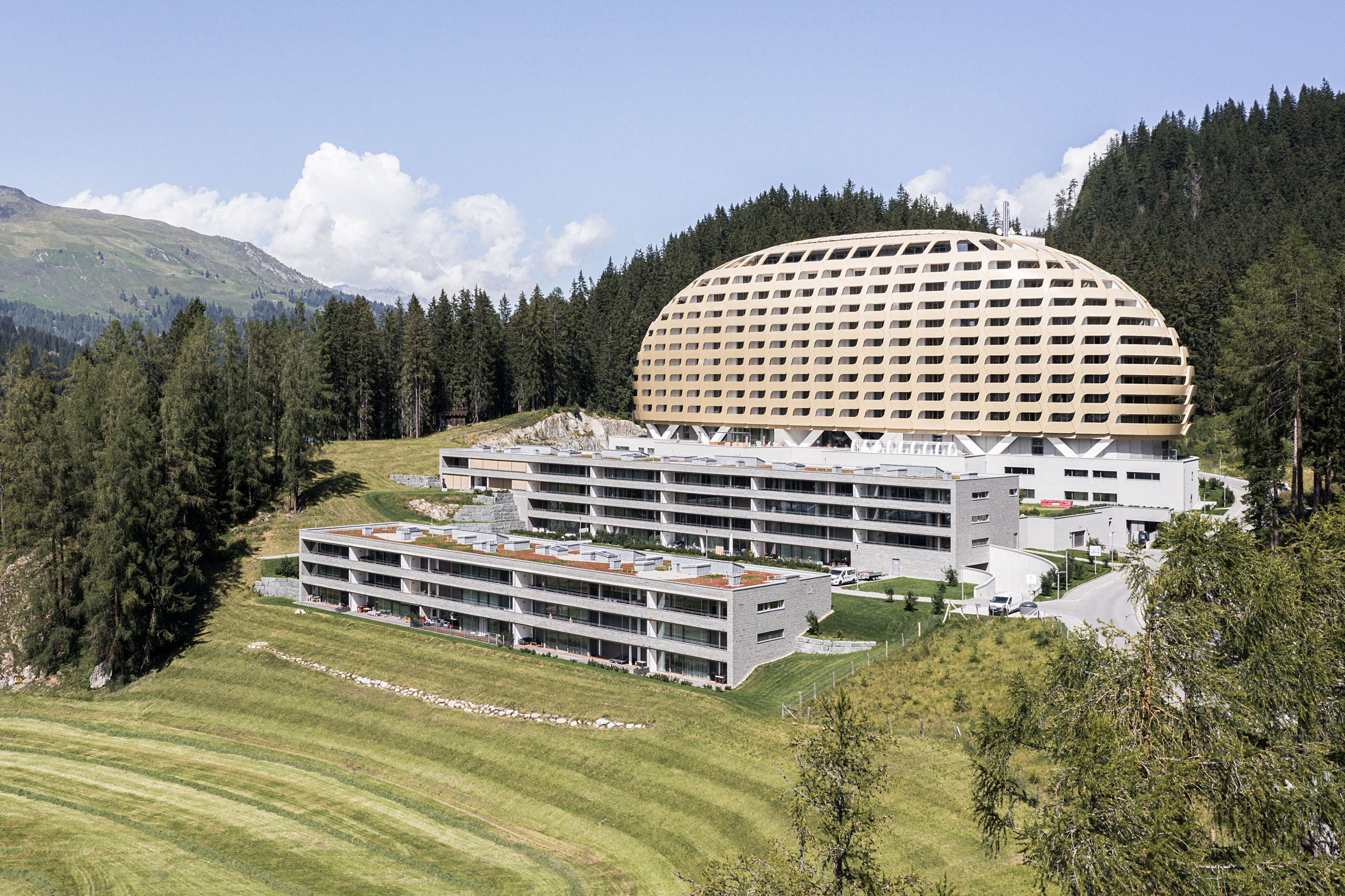 Architekturfotografie Hotel Intercontinental Davos | Gerd Schaller | BAUWERK PERSPEKTIVEN