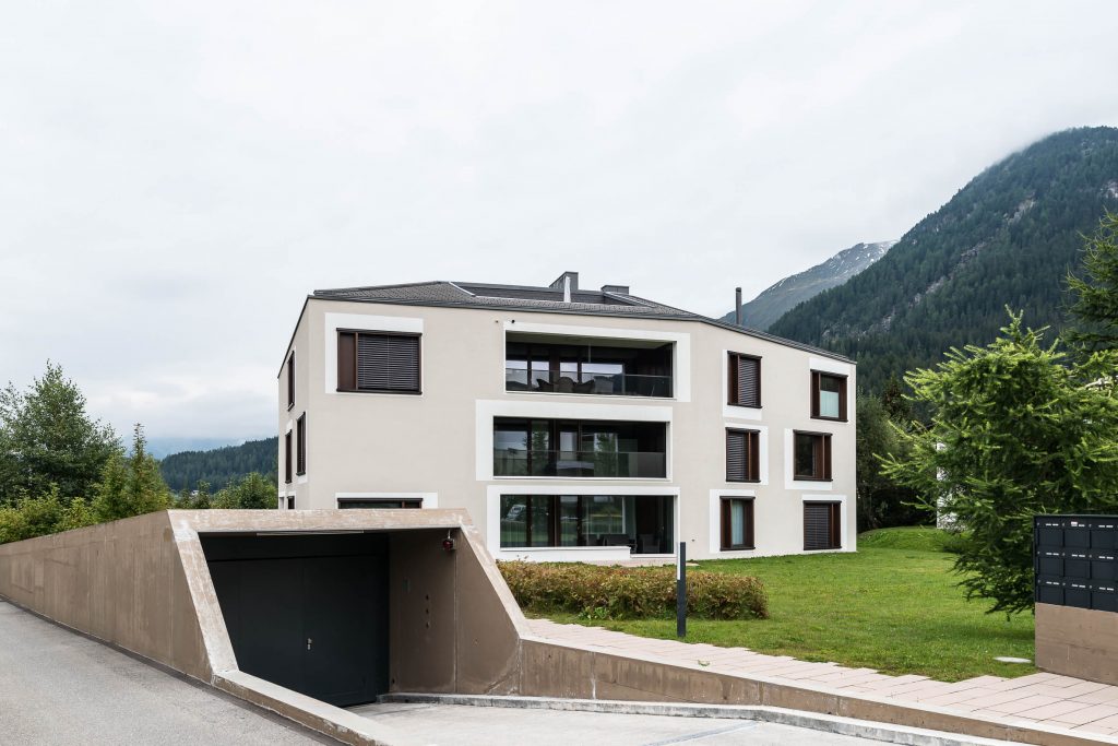 Architekturfotografie Wohnüberbauung Seepromenade Davos | Gerd Schaller | BAUWERK PERSPEKTIVEN