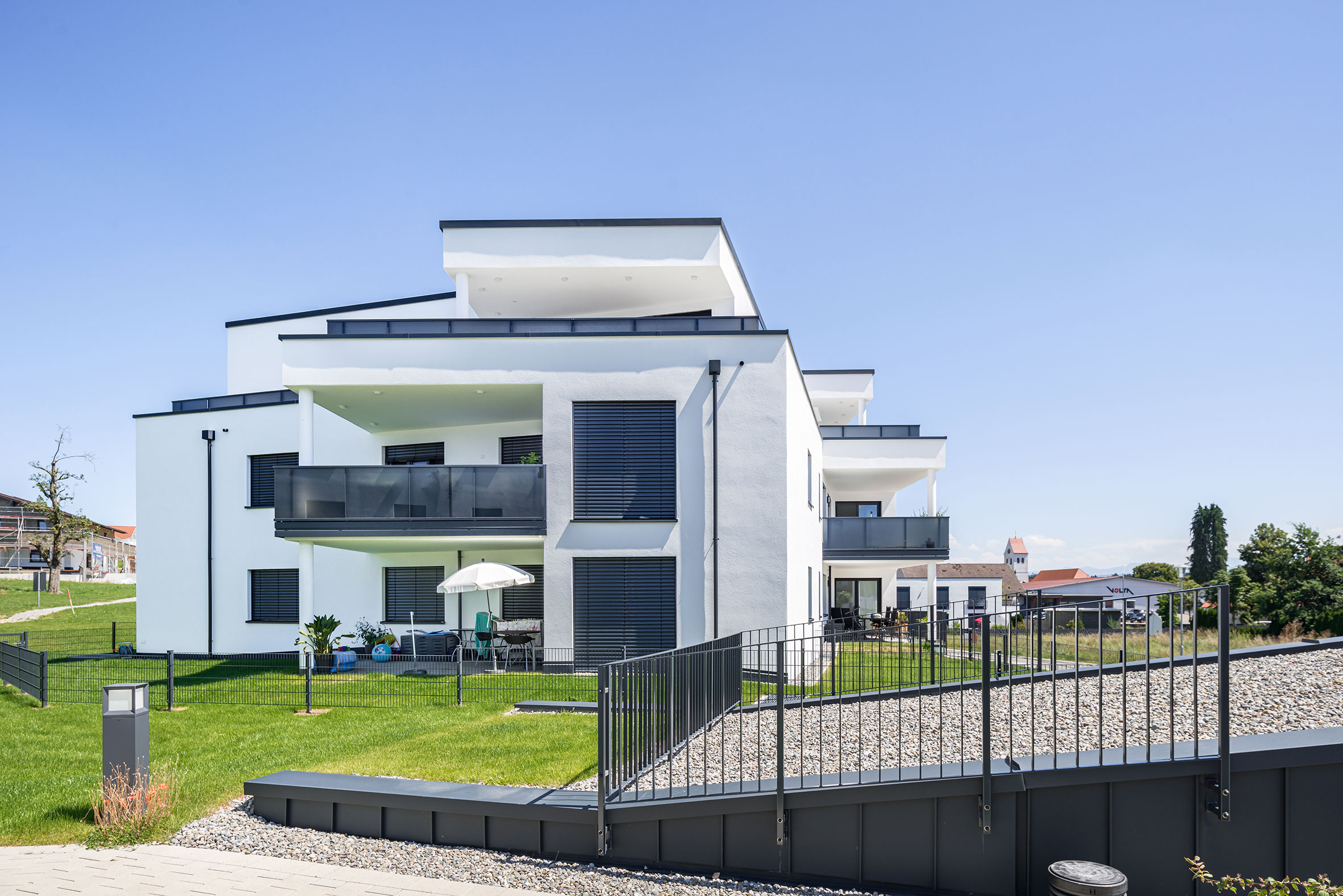 Architekturfotografie Wohnanlage am Obstgarten Hergatz | Gerd Schaller | BAUWERK PERSPEKTIVEN