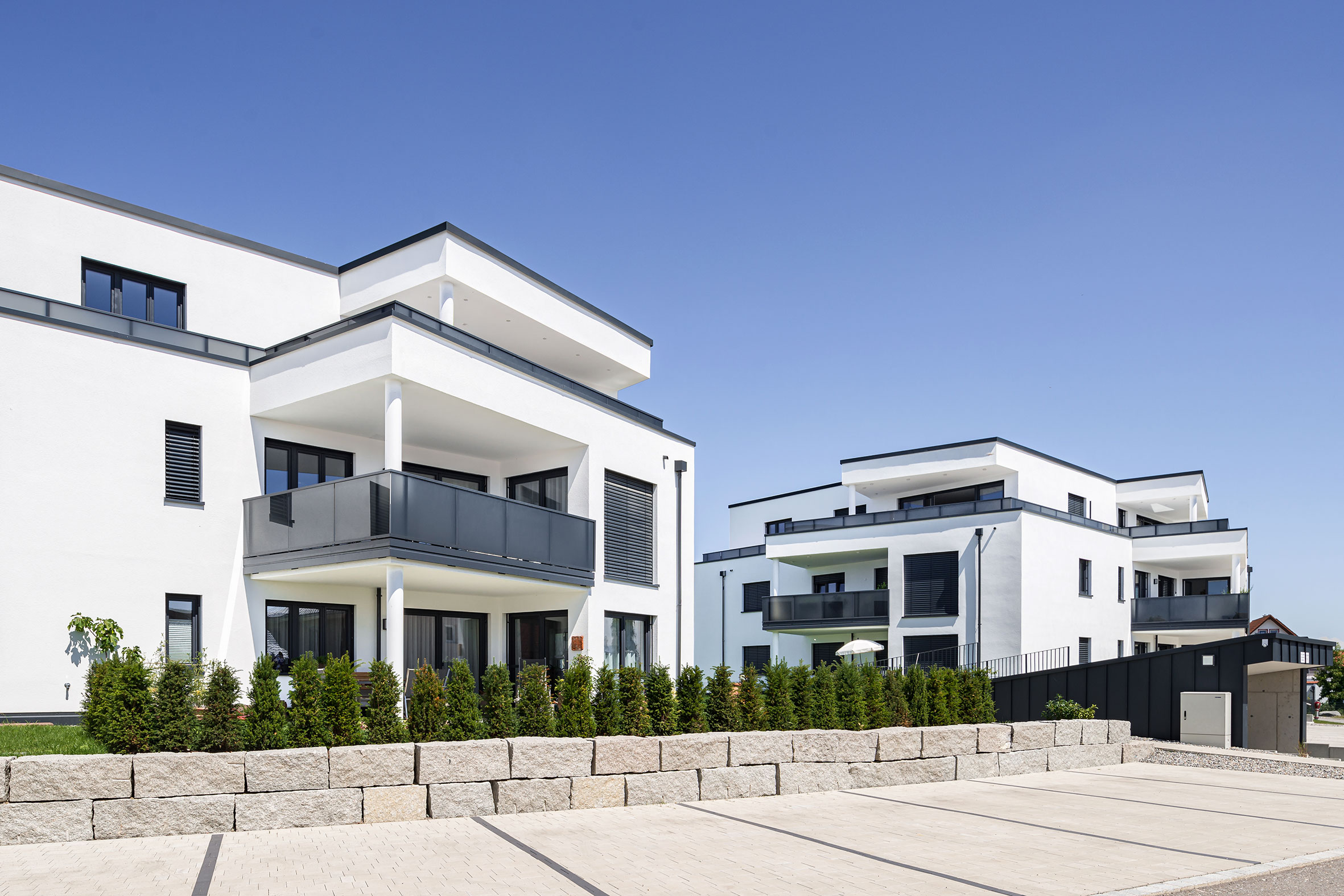 Architekturfotografie Wohnanlage am Obstgarten Hergatz | Gerd Schaller | BAUWERK PERSPEKTIVEN