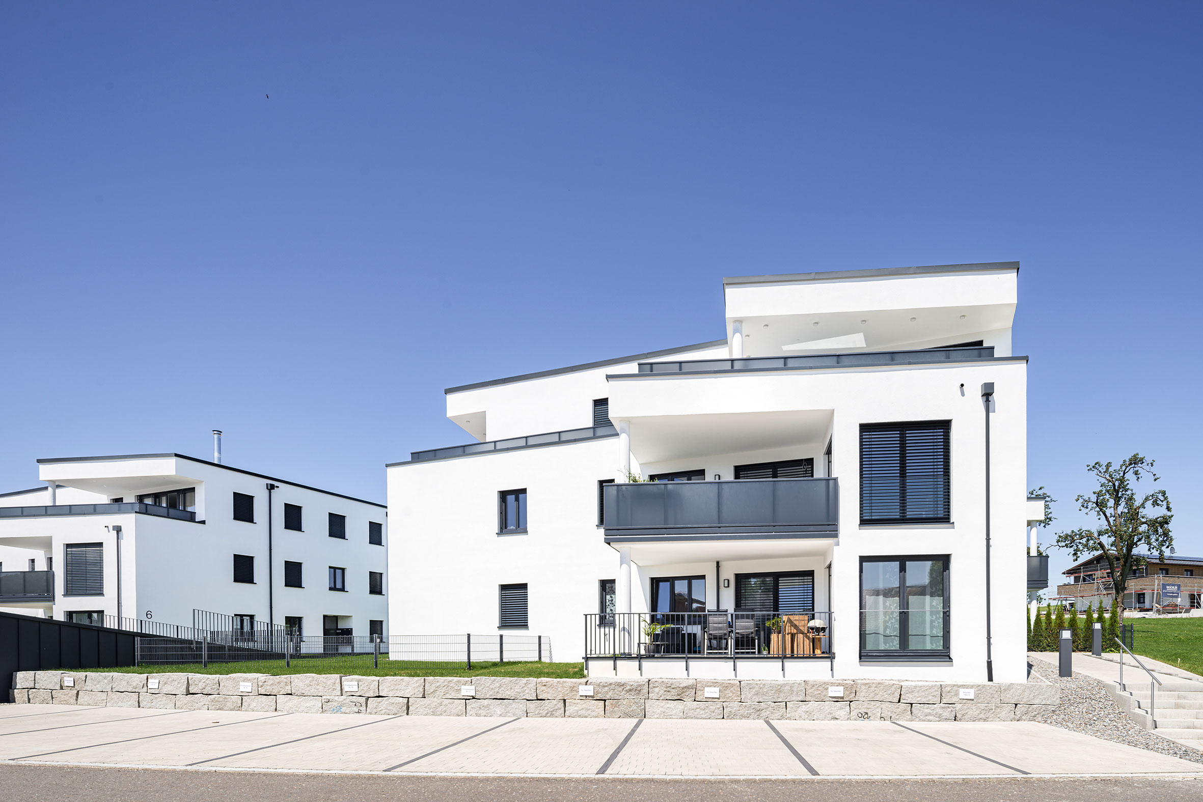 Architekturfotografie Wohnanlage am Obstgarten Hergatz | Gerd Schaller | BAUWERK PERSPEKTIVEN