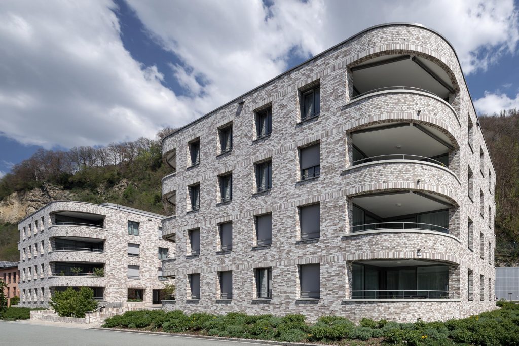 Architekturfotografie Wohnbausiedlung Birkenweg Vaduz | Gerd Schaller | BAUWERK PERSPEKTIVEN