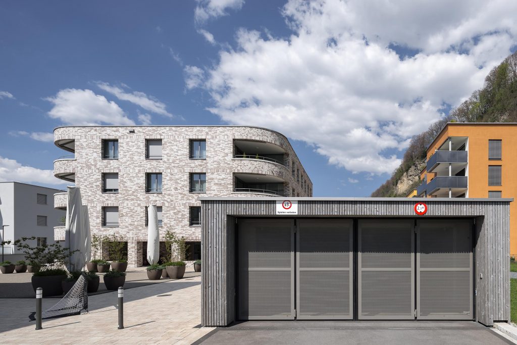 Architekturfotografie Wohnbausiedlung Birkenweg Vaduz | Gerd Schaller | BAUWERK PERSPEKTIVEN