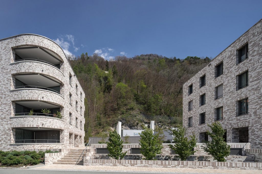Architekturfotografie Wohnbausiedlung Birkenweg Vaduz | Gerd Schaller | BAUWERK PERSPEKTIVEN