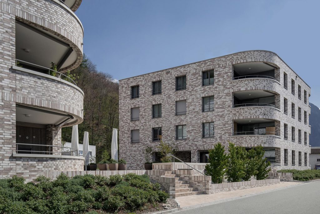 Architekturfotografie Wohnbausiedlung Birkenweg Vaduz | Gerd Schaller | BAUWERK PERSPEKTIVEN