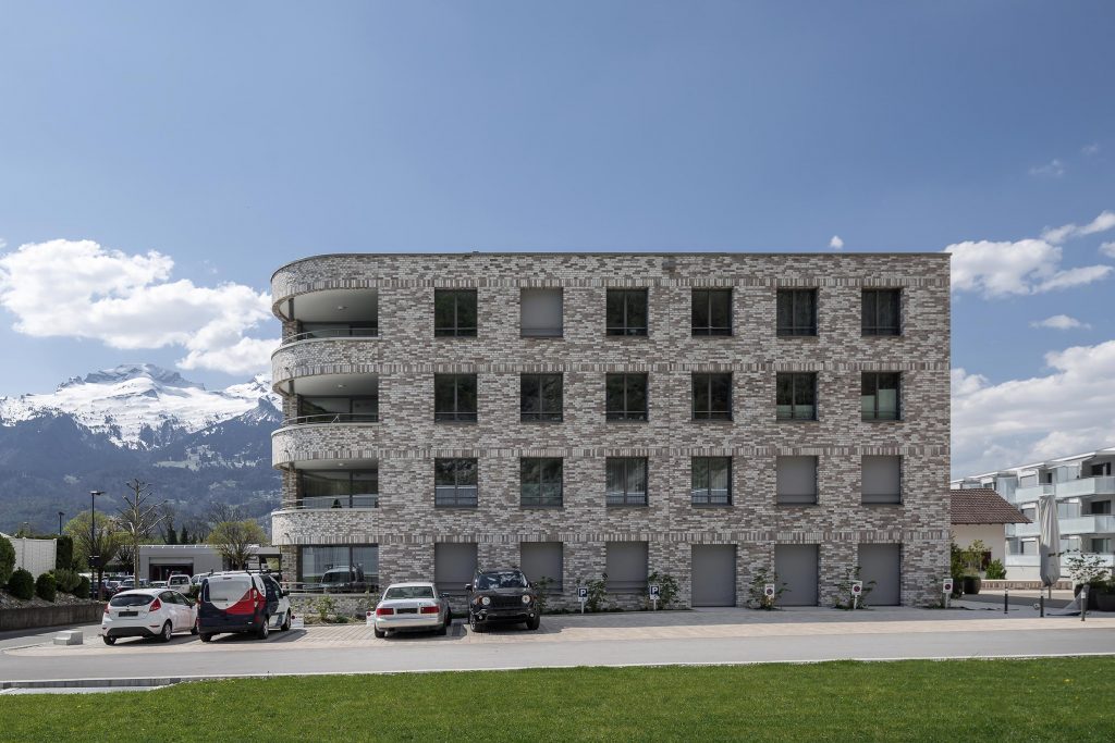 Architekturfotografie Wohnbausiedlung Birkenweg Vaduz | Gerd Schaller | BAUWERK PERSPEKTIVEN