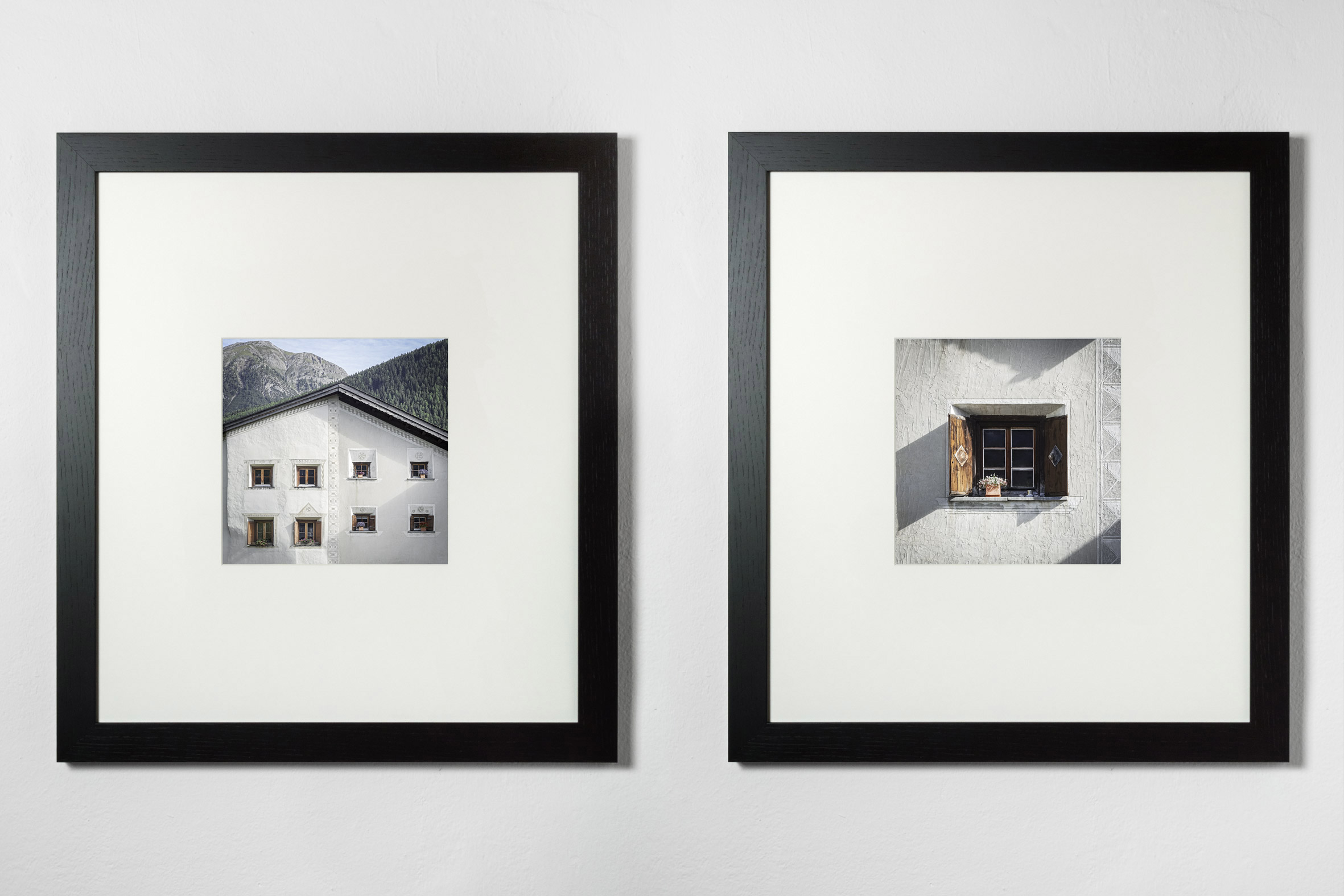 Nira Engiadina @ Hotel Nira Alpina | Artwork No. 65 und 66 | Historisches Engadinerhaus Zernez | Gerd Schaller