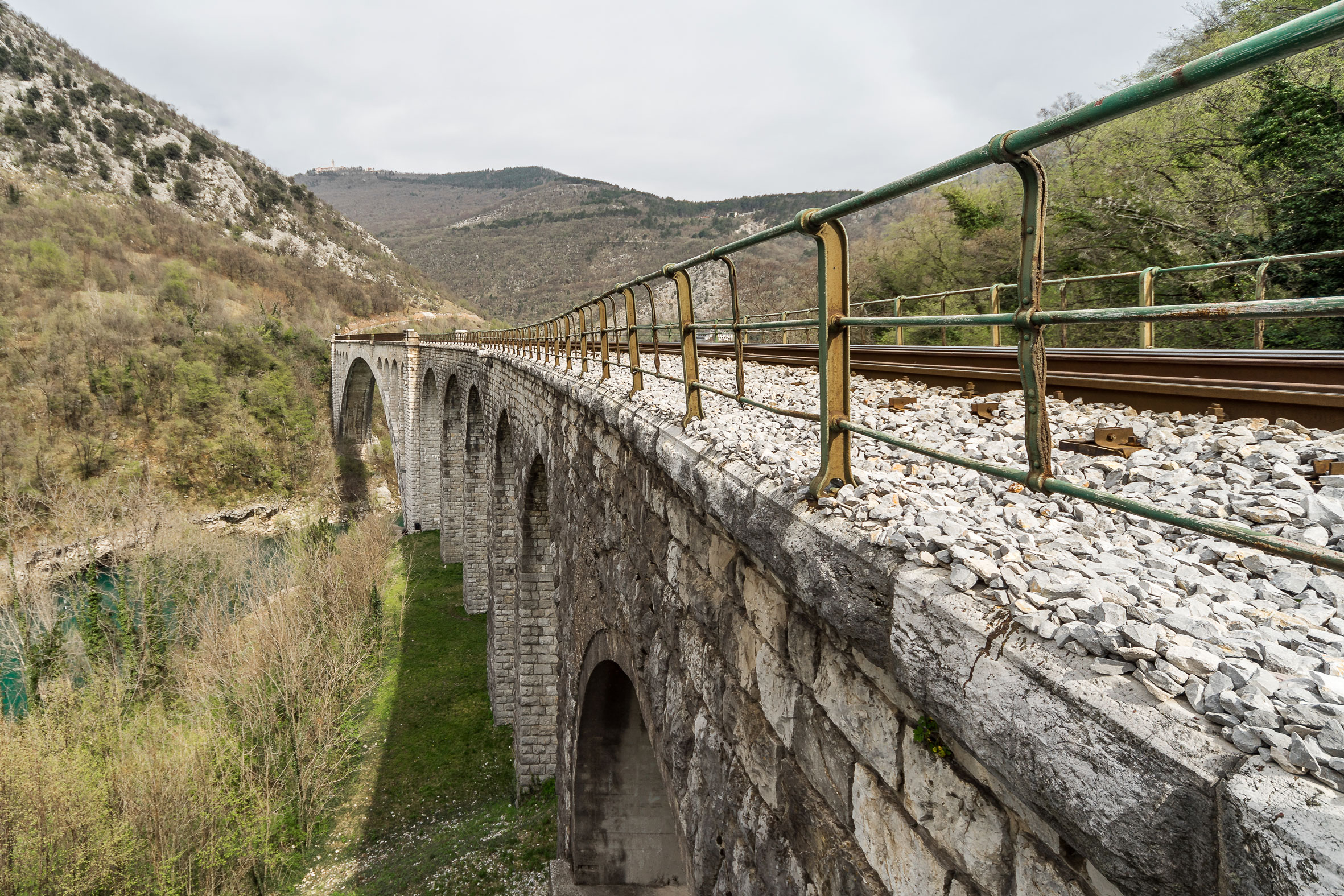 Architekturfotografie Solkan Brücke Nova Gorica | Gerd Schaller | BAUWERK PERSPEKTIVEN
