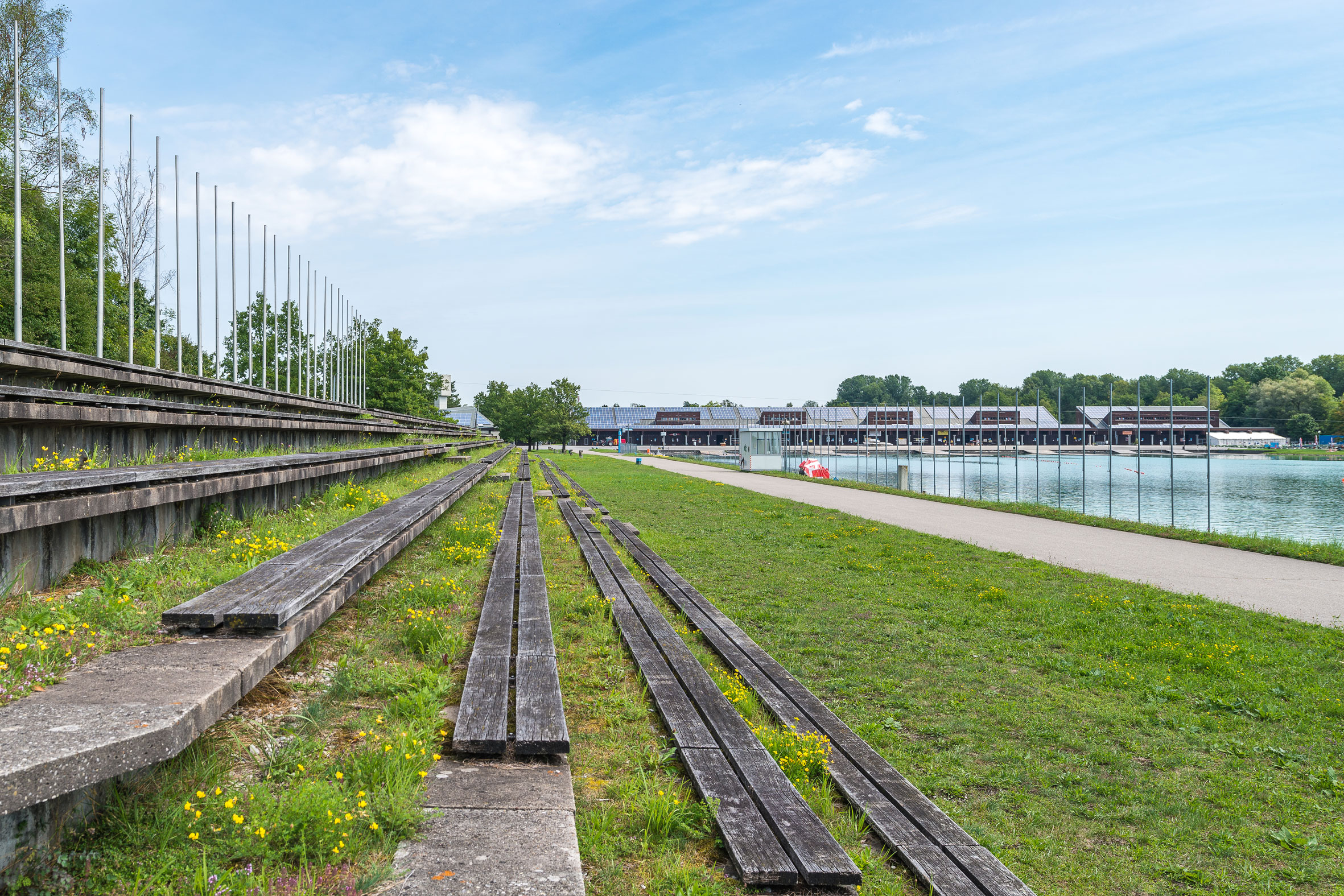 Architekturfotografie Olympia Regattastrecke Oberschleißheim | Gerd Schaller | BAUWERK PERSPEKTIVEN