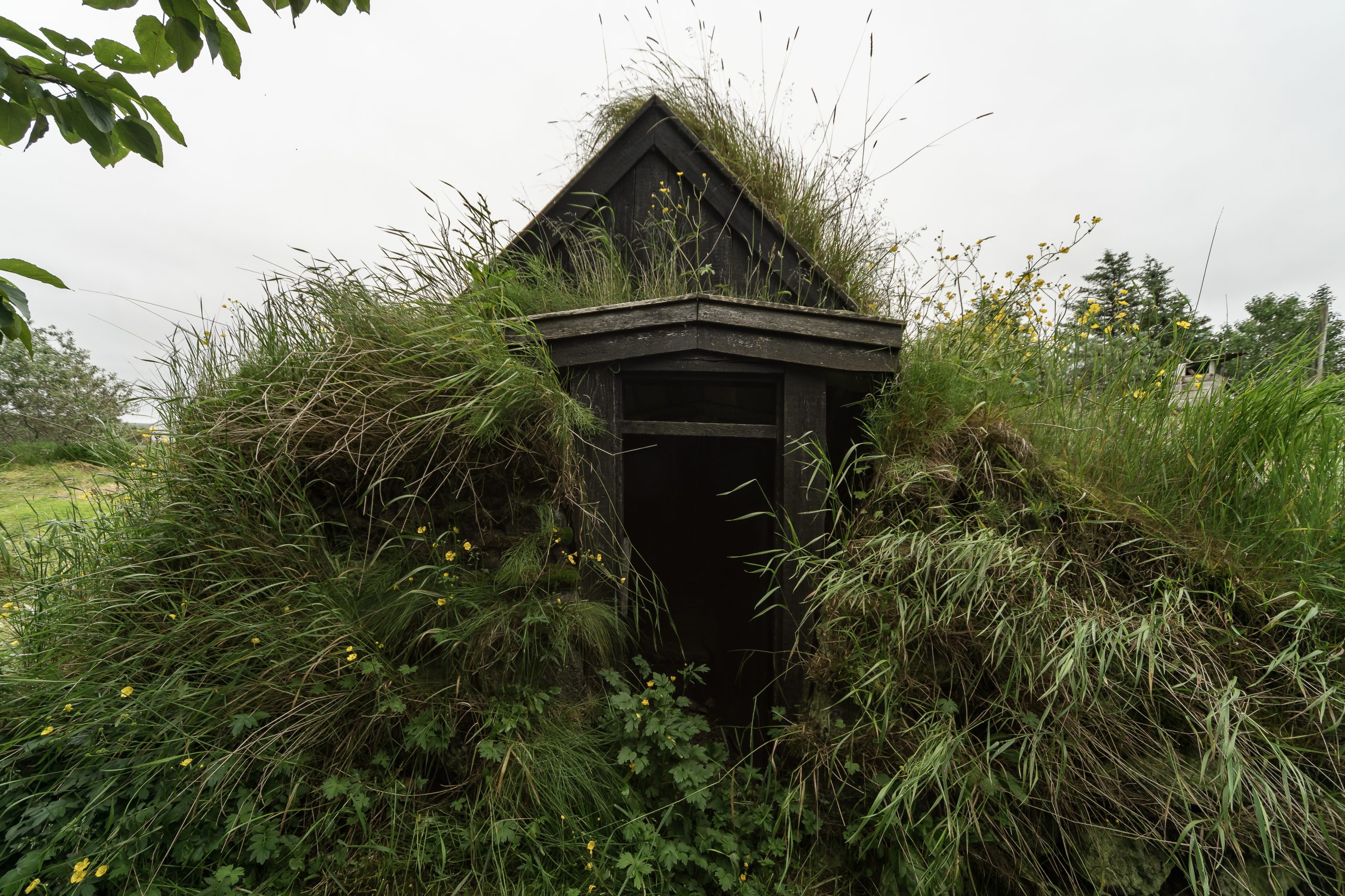 Architekturfotografie Turf House Íslenski Bærinn Austur-Meðalholt | Gerd Schaller | BAUWERK PERSPEKTIVEN