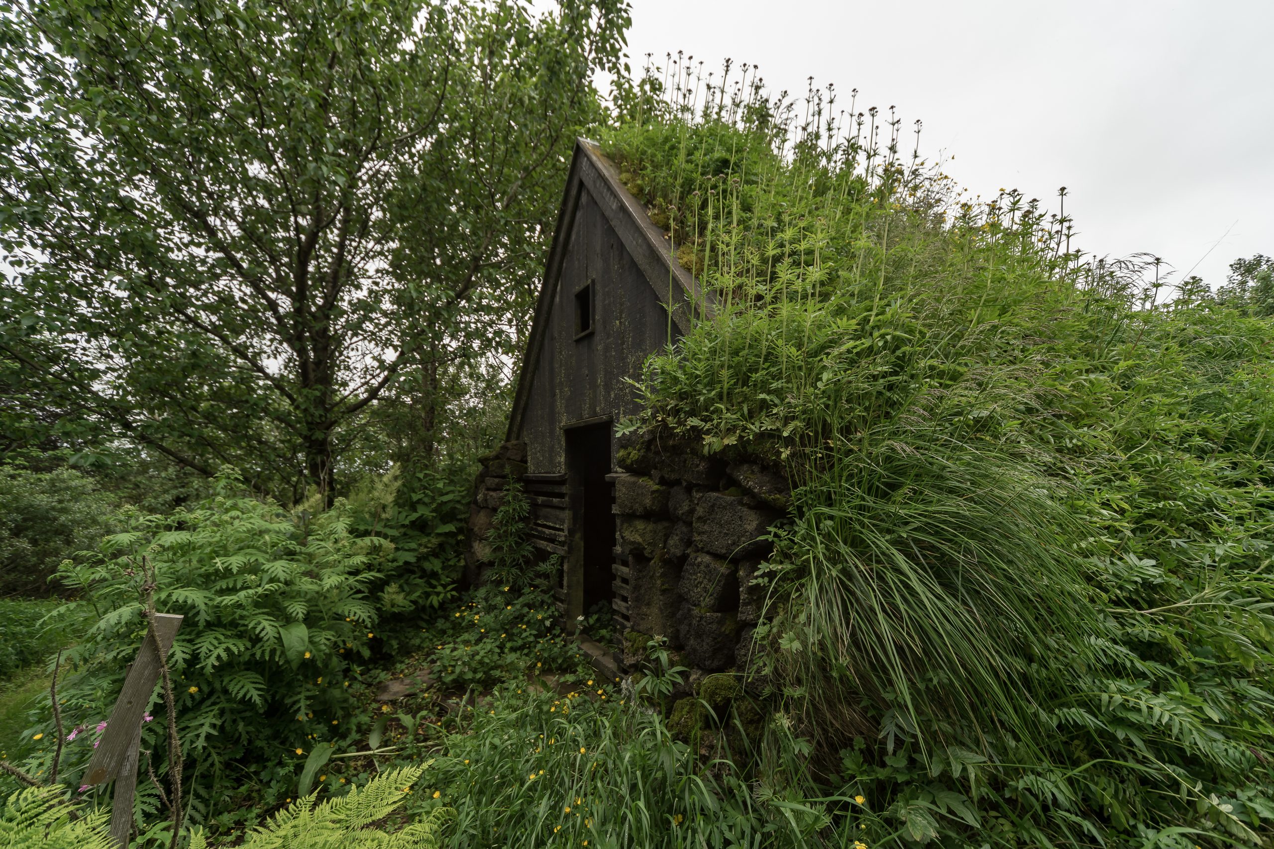Architekturfotografie Turf House Íslenski Bærinn Austur-Meðalholt | Gerd Schaller | BAUWERK PERSPEKTIVEN