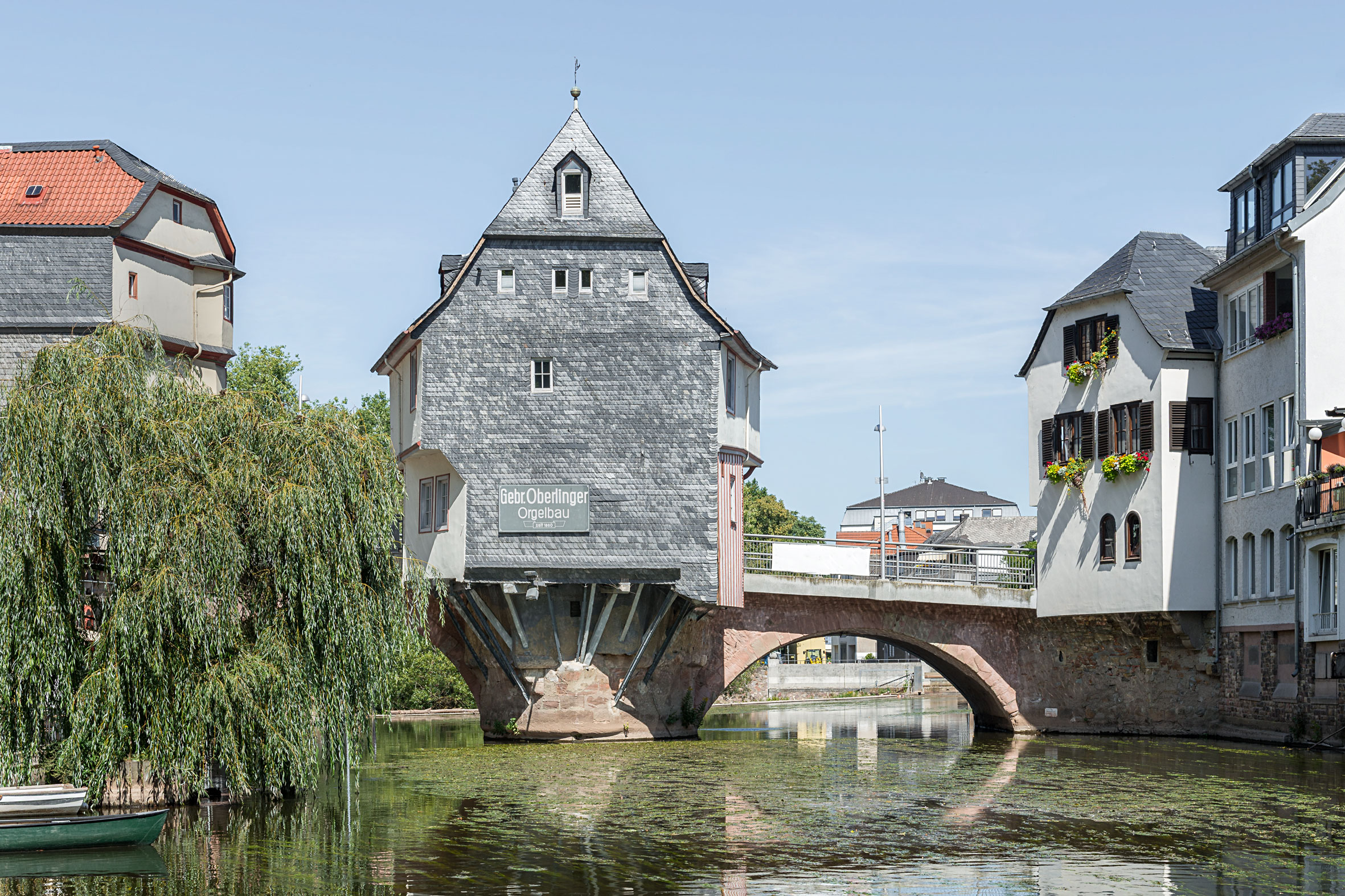Architekturfotografie Brückenhäuser Alte Nahebrücke Bad Kreuznach | Gerd Schaller | BAUWERK PERSPEKTIVEN