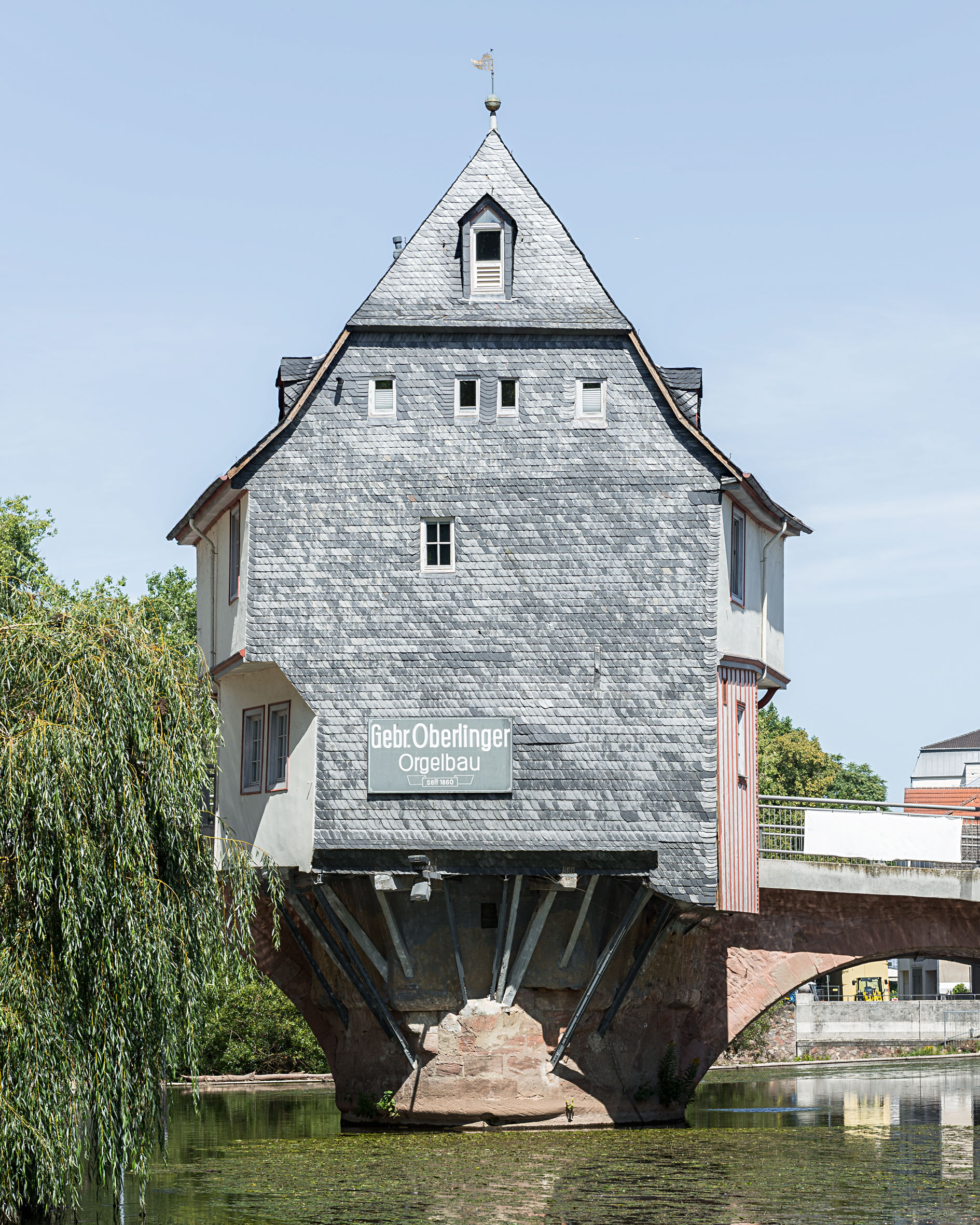 Architekturfotografie Brückenhäuser Alte Nahebrücke Bad Kreuznach | Gerd Schaller | BAUWERK PERSPEKTIVEN