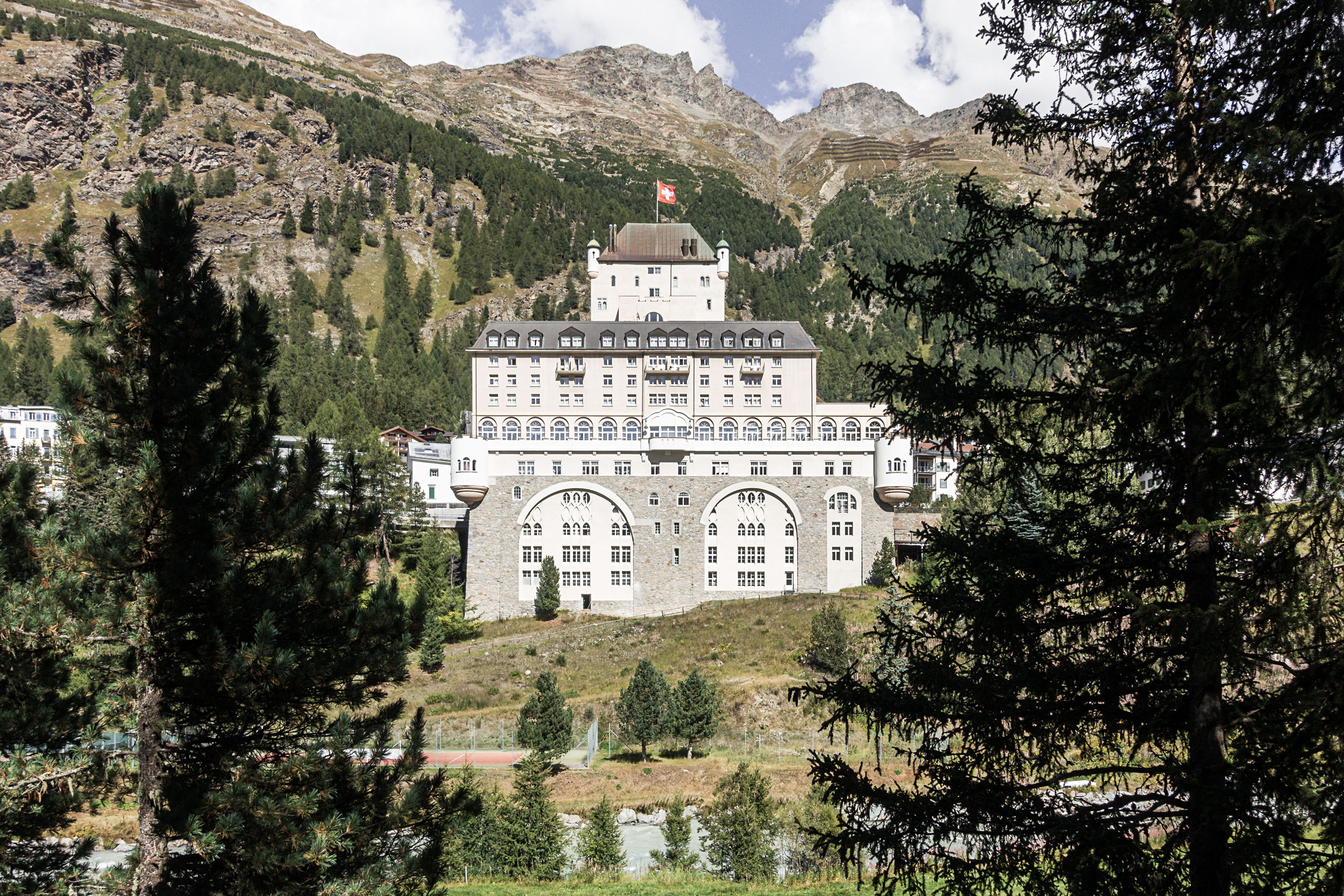 Architekturfotografie Hotel Schloss Pontresina | Gerd Schaller | BAUWERK PERSPEKTIVEN